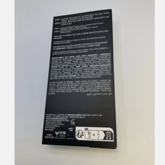 4x Anastasia Beverly Hills BROW WIZ Skinny Eye Brow Pencil Medium Brown .001 oz - Picture 5 of 6